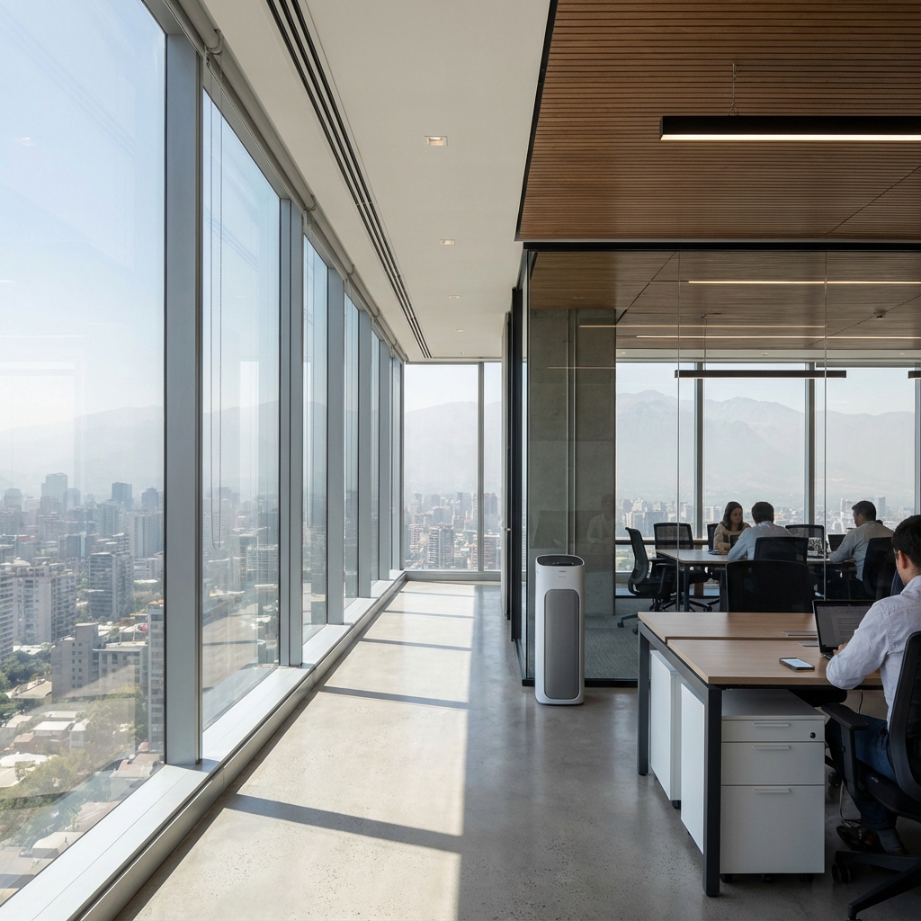 Ventilación y Calidad del Aire en oficinas de Santiago